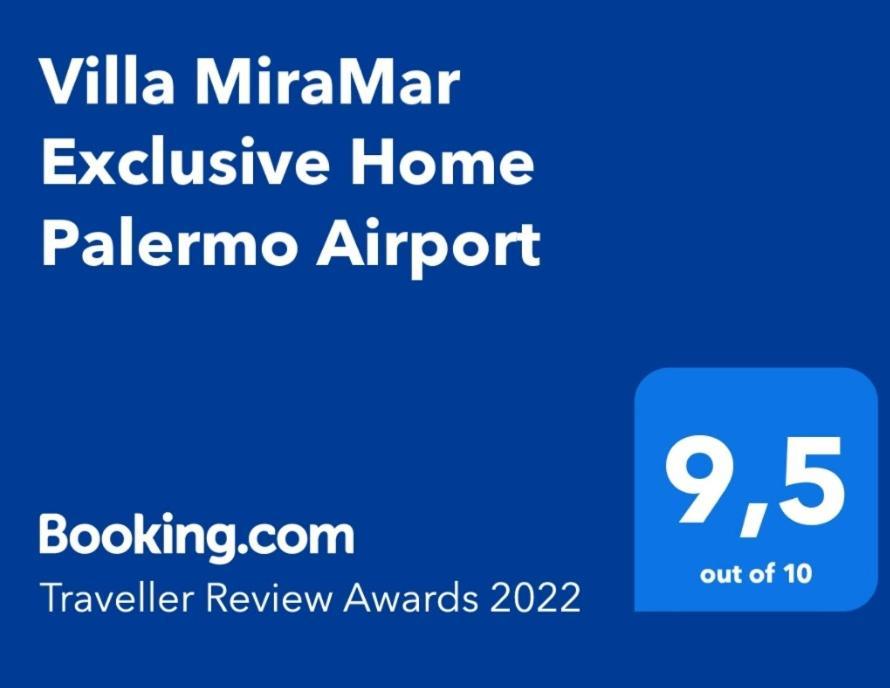 Villa Miramar Exclusive Home Palermo Airport Carini Bagian luar foto